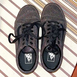 Glitter Vans! Size 7.5